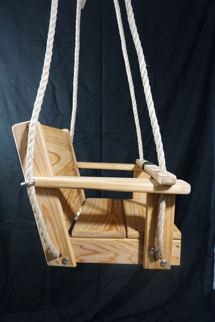 Profile view of Toddler Swing