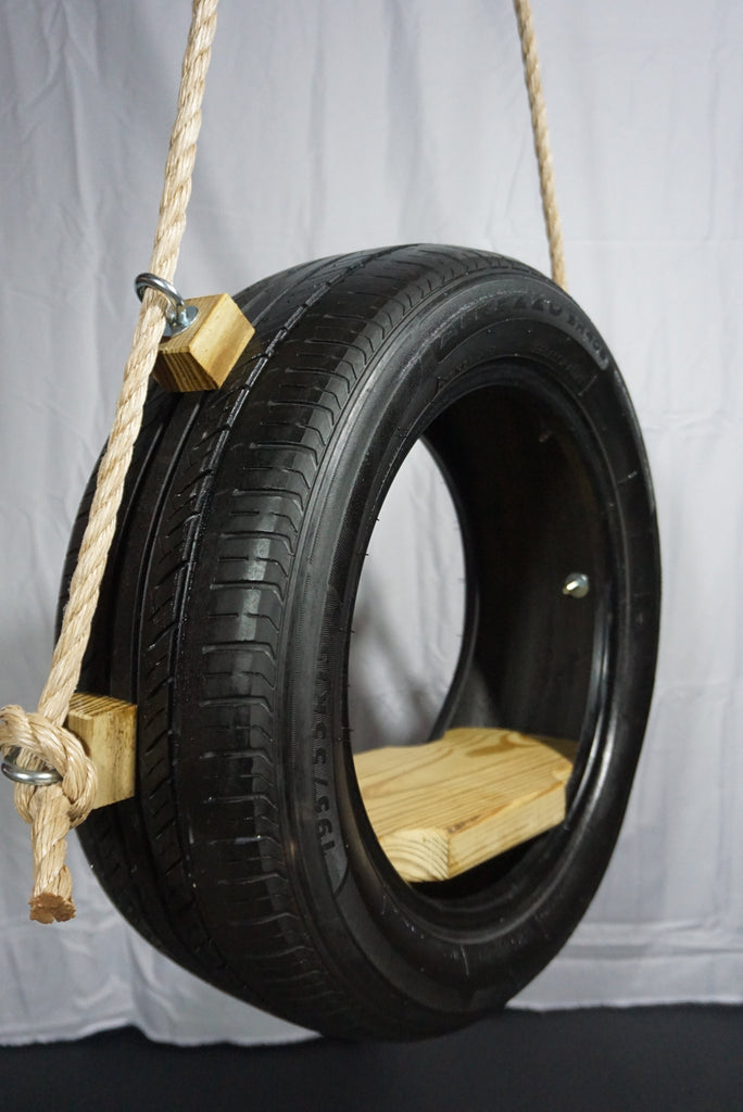 Recycled Tire Swing Rope Tire Swing
