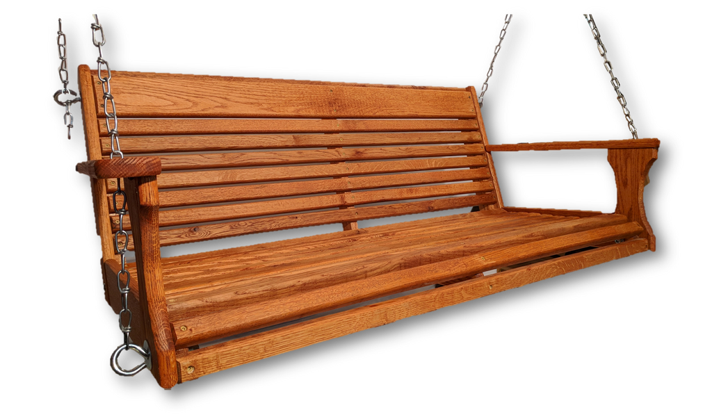 Oak Porch Swing 48” x 19"