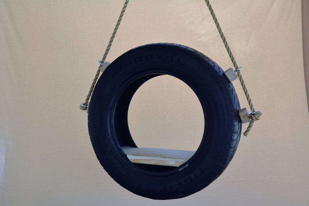 Fully Recycled, Old-Fashioned Tire Swing