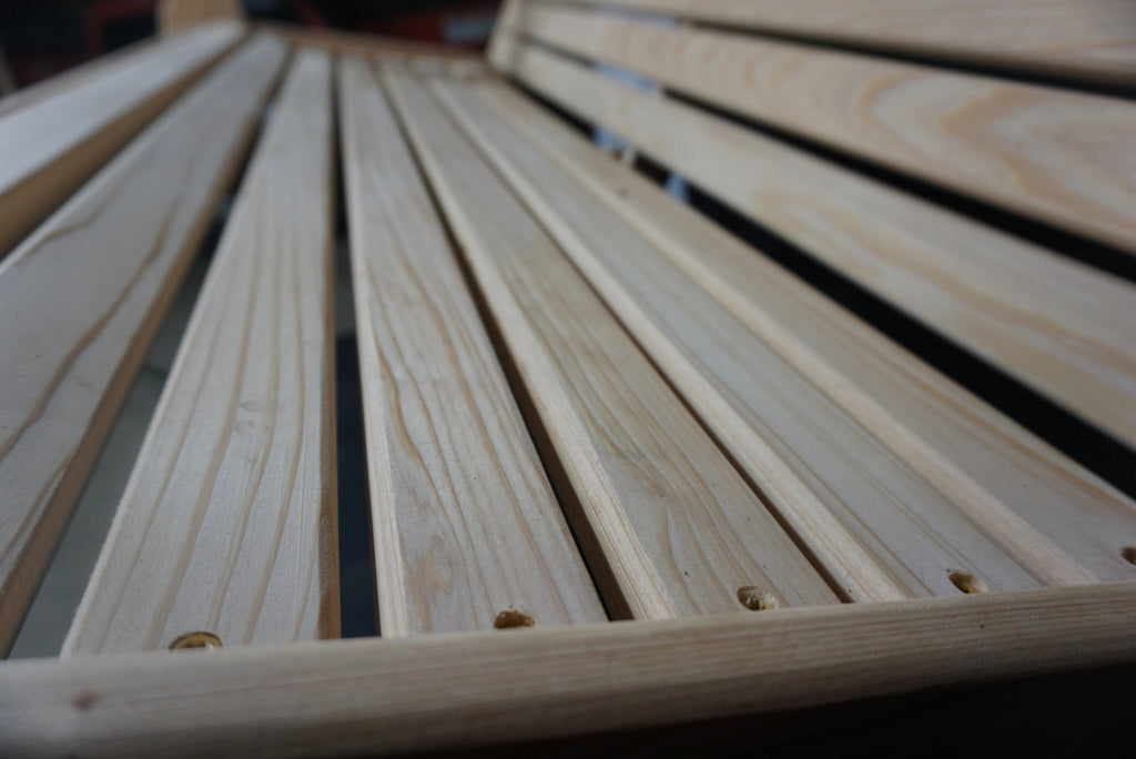 Porch Swing Seat Wood Detail